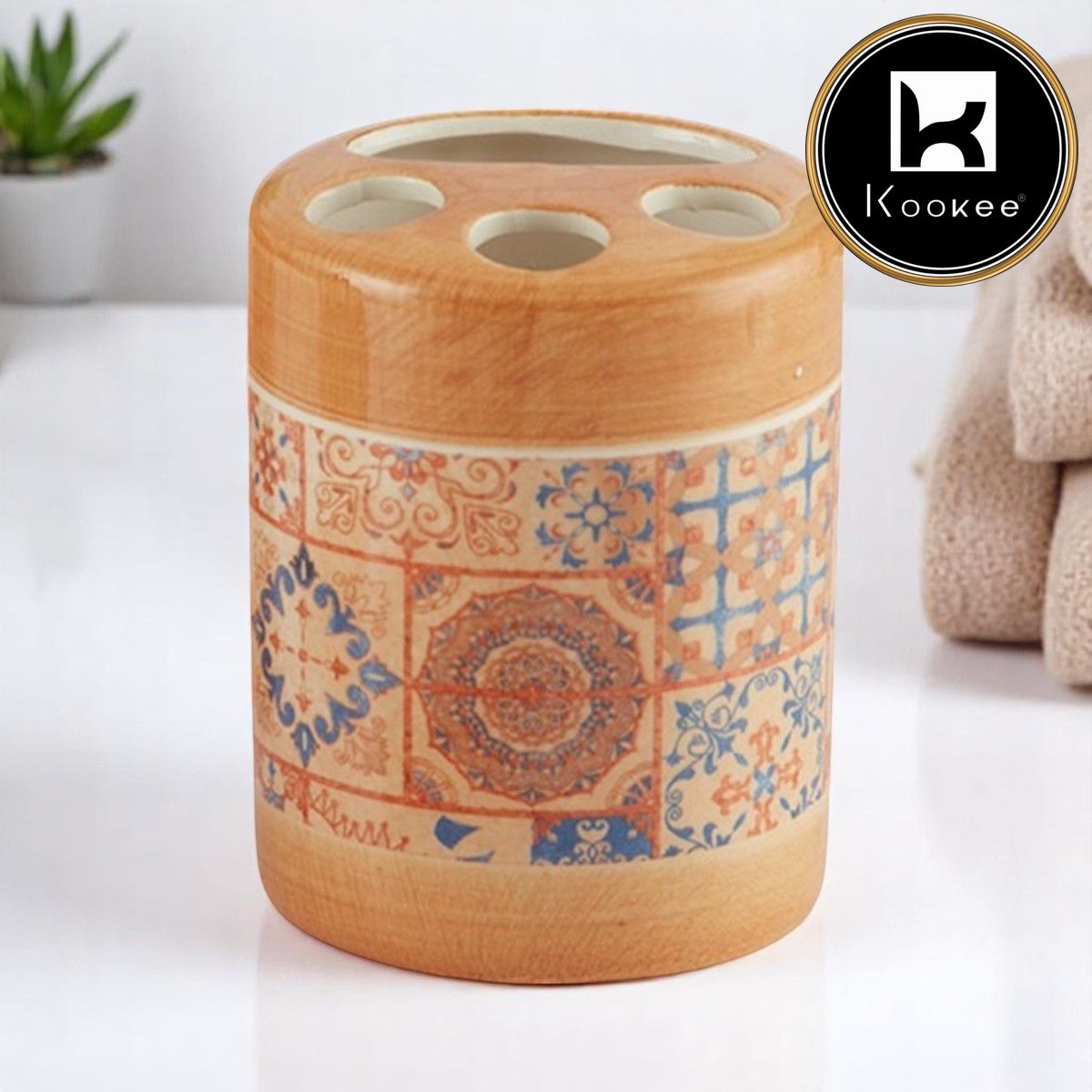 Ceramic Toothbrush Holders, 1 piece (9861-TH)