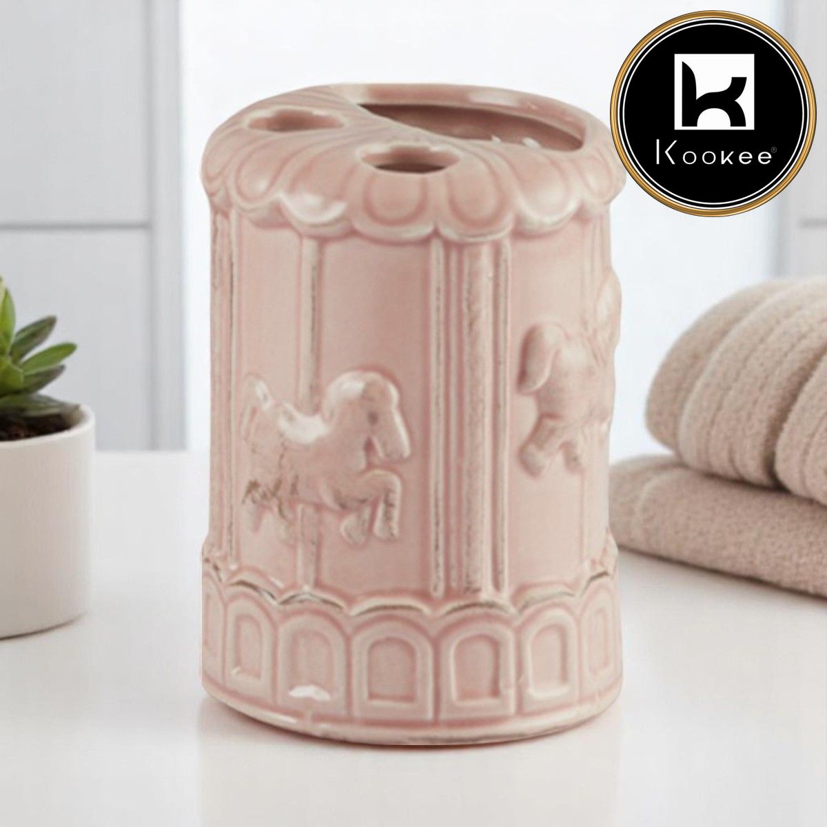 Ceramic Toothbrush Holders, 1 piece (9865-TH)