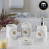 Ceramic Bathroom Set of 4 with Soap Dispenser (9868)