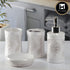 Ceramic Bathroom Set of 4 with Soap Dispenser (9873)