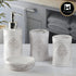 Ceramic Bathroom Set of 4 with Soap Dispenser (9873)