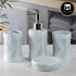 Ceramic Bathroom Set of 4 with Soap Dispenser (9874)