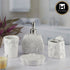 Ceramic Bathroom Set of 4 with Soap Dispenser (9879)