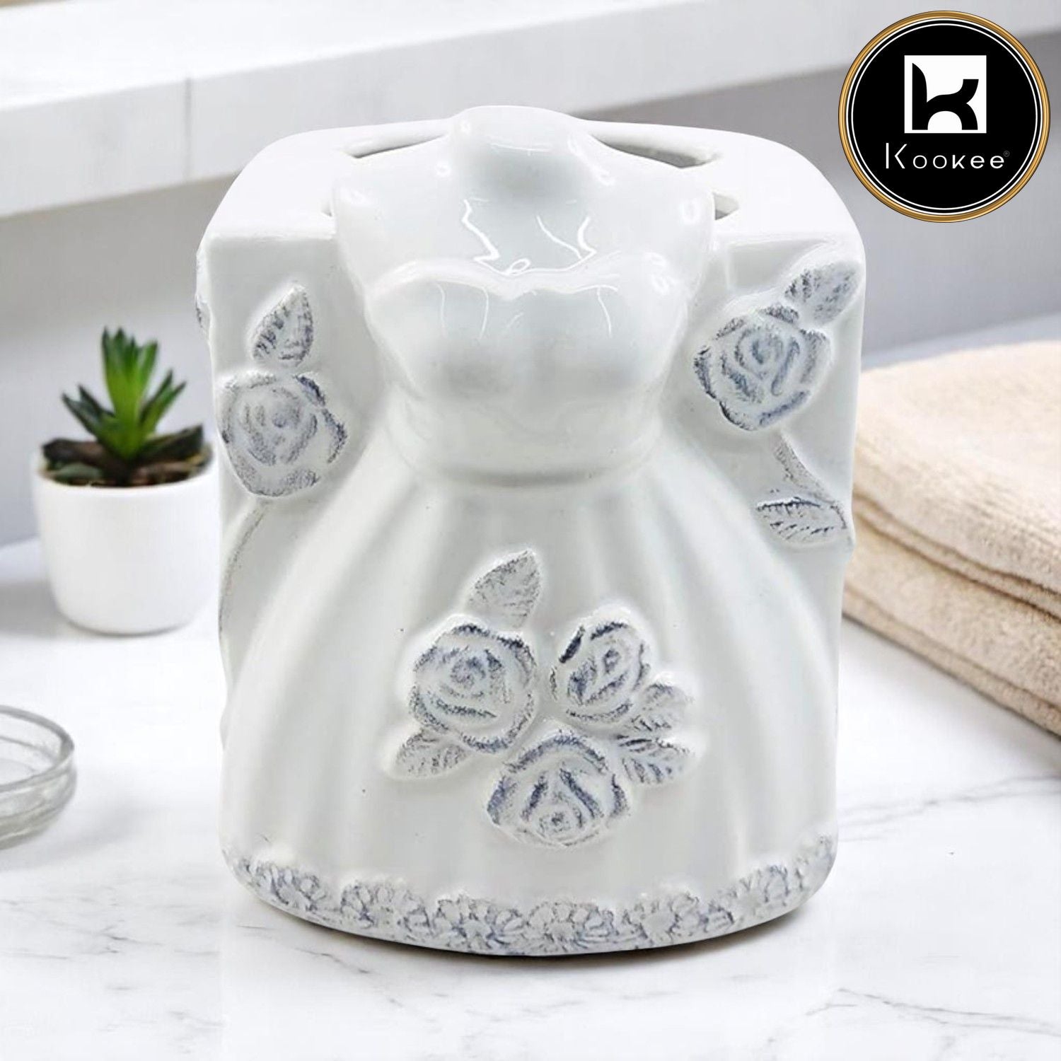 Kookee Ceramic Toothbrush Holders, 1 piece (9879-TH)