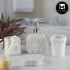 Ceramic Bathroom Set of 4 with Soap Dispenser (9879)