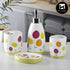 Ceramic Bathroom Set of 4 with Soap Dispenser (9880)