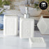 Ceramic Bathroom Set of 3 with Soap Dispenser (9892)