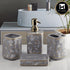 Ceramic Bathroom Accessories Set of 4 with Soap Dispenser (9896)