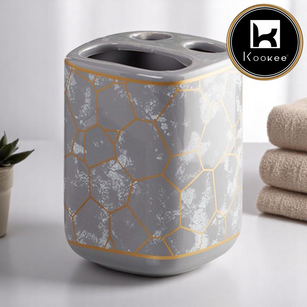 Ceramic Toothbrush Holders, 1 piece (9896-TH)