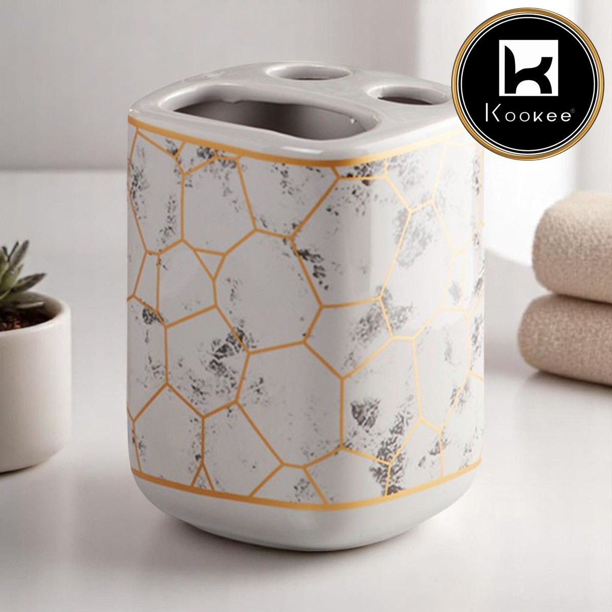 Ceramic Toothbrush Holders, 1 piece (9897-TH)