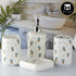 Ceramic Bathroom Accessories Set of 4 with Soap Dispenser (9900)