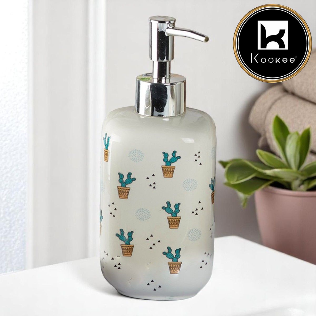 Kookee Ceramic Soap Dispensers, 1 piece (9900-SD)