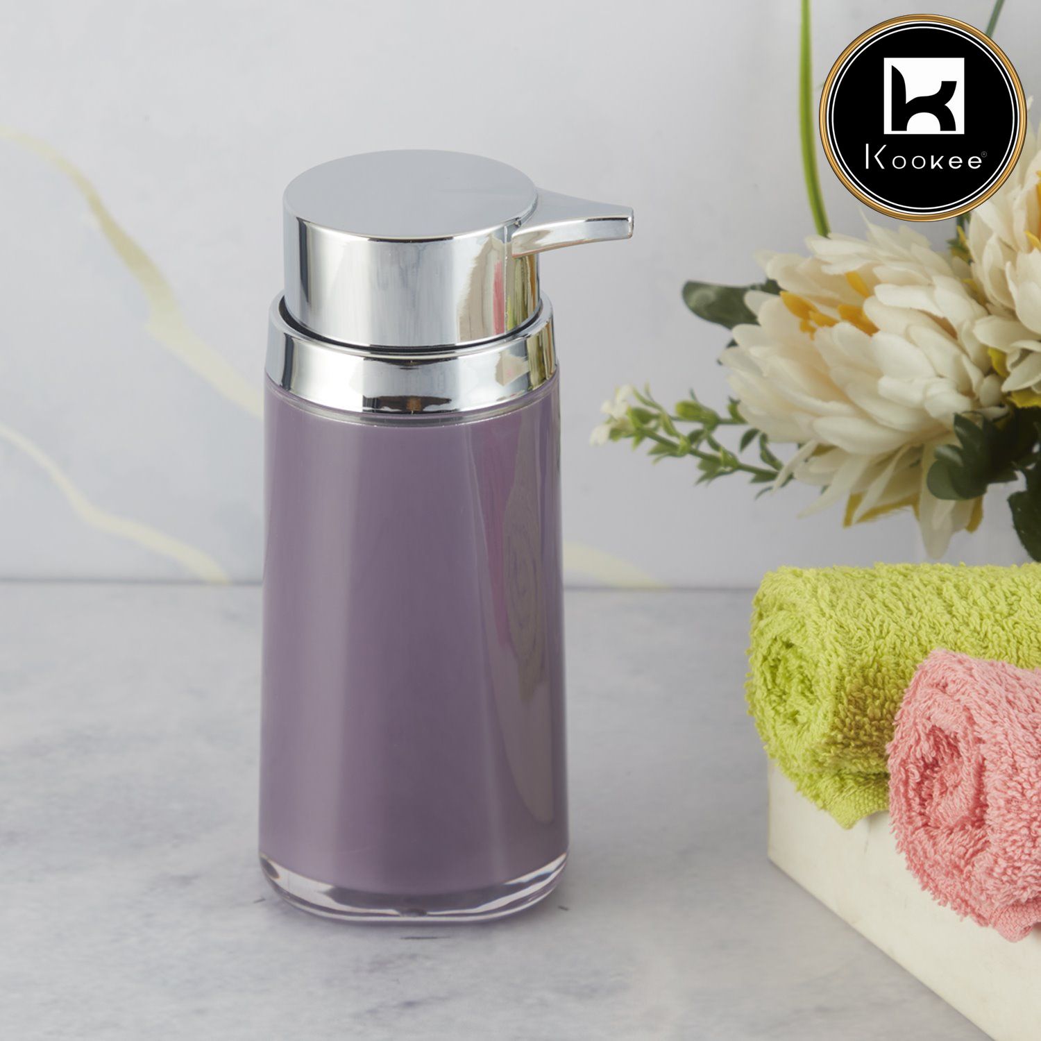 Kookee Acrylic Soap Dispensers, Purple, ART09930