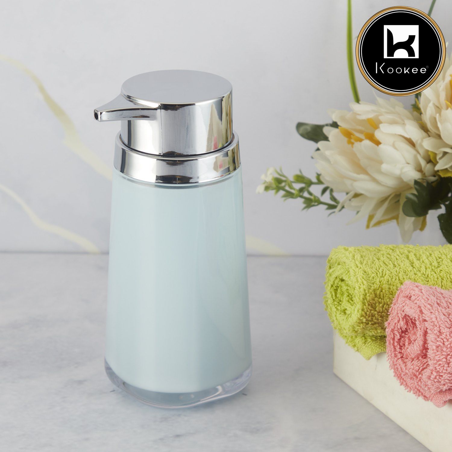 Kookee Acrylic Soap Dispensers, Blue, ART09931