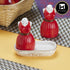 Ceramic Salt Pepper Container Set with tray (9973)