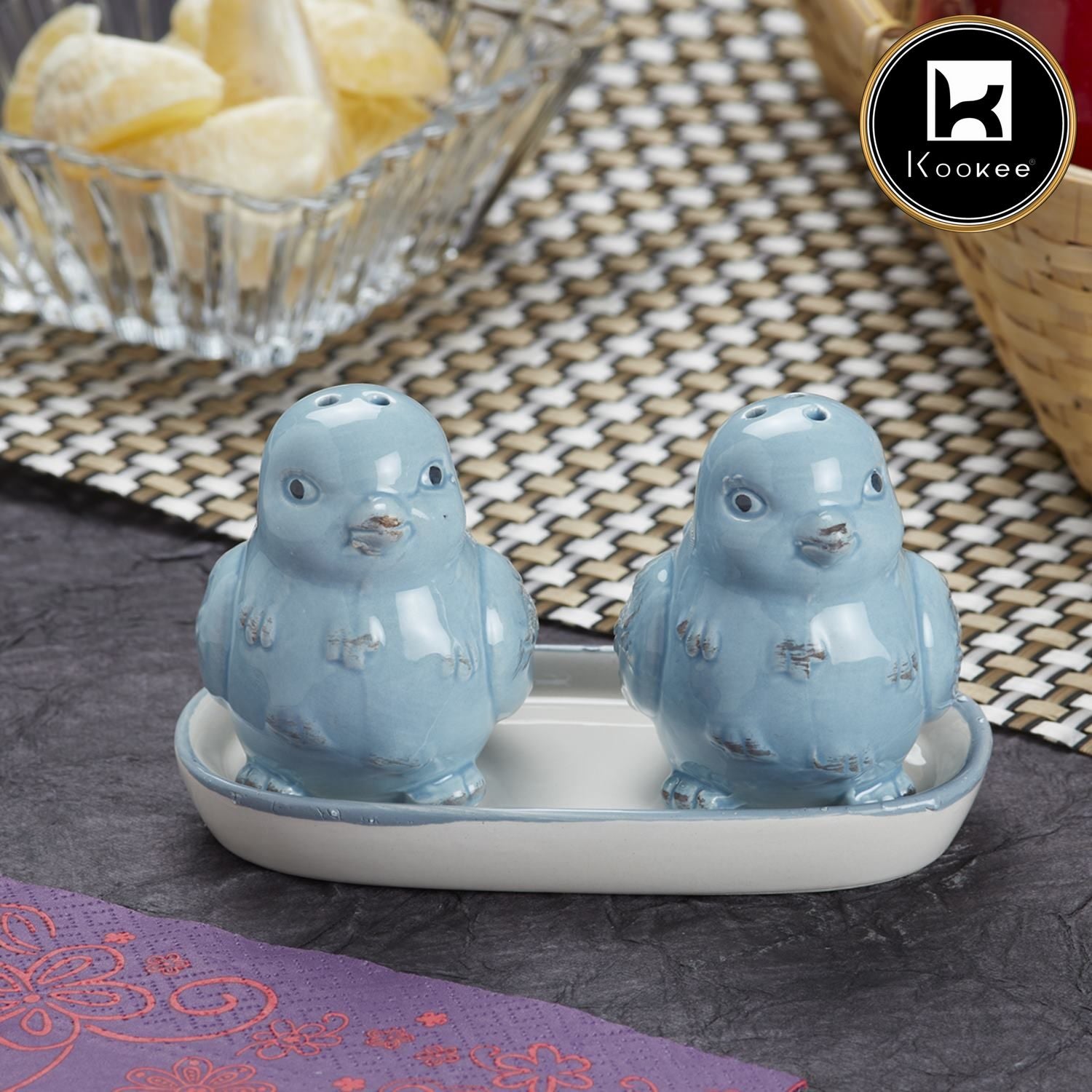Kookee Salt and Pepper Sets, Blue, ART09975