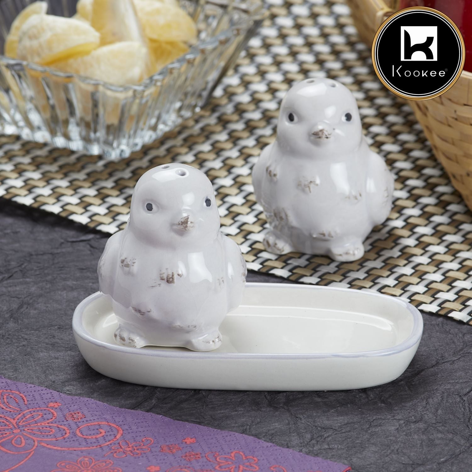 Kookee Salt and Pepper Sets, White, ART09976