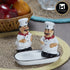 Ceramic Salt Pepper Container Set with tray (9980)