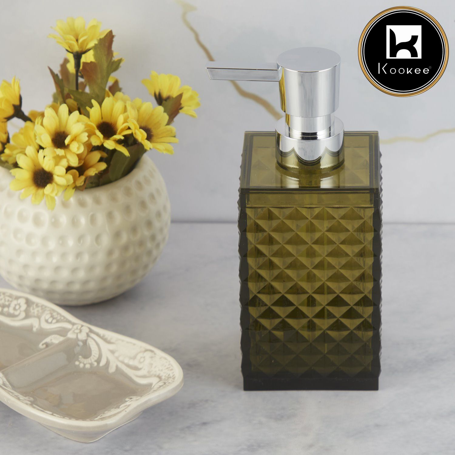 Acrylic Soap Dispenser Pump for Bathroom (V-ASD-004)