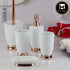 Acrylic Set of 5 Bath Set with Soap Dispenser (10028)