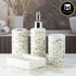 Ceramic Bathroom Set of 4 with Soap Dispenser (10056)