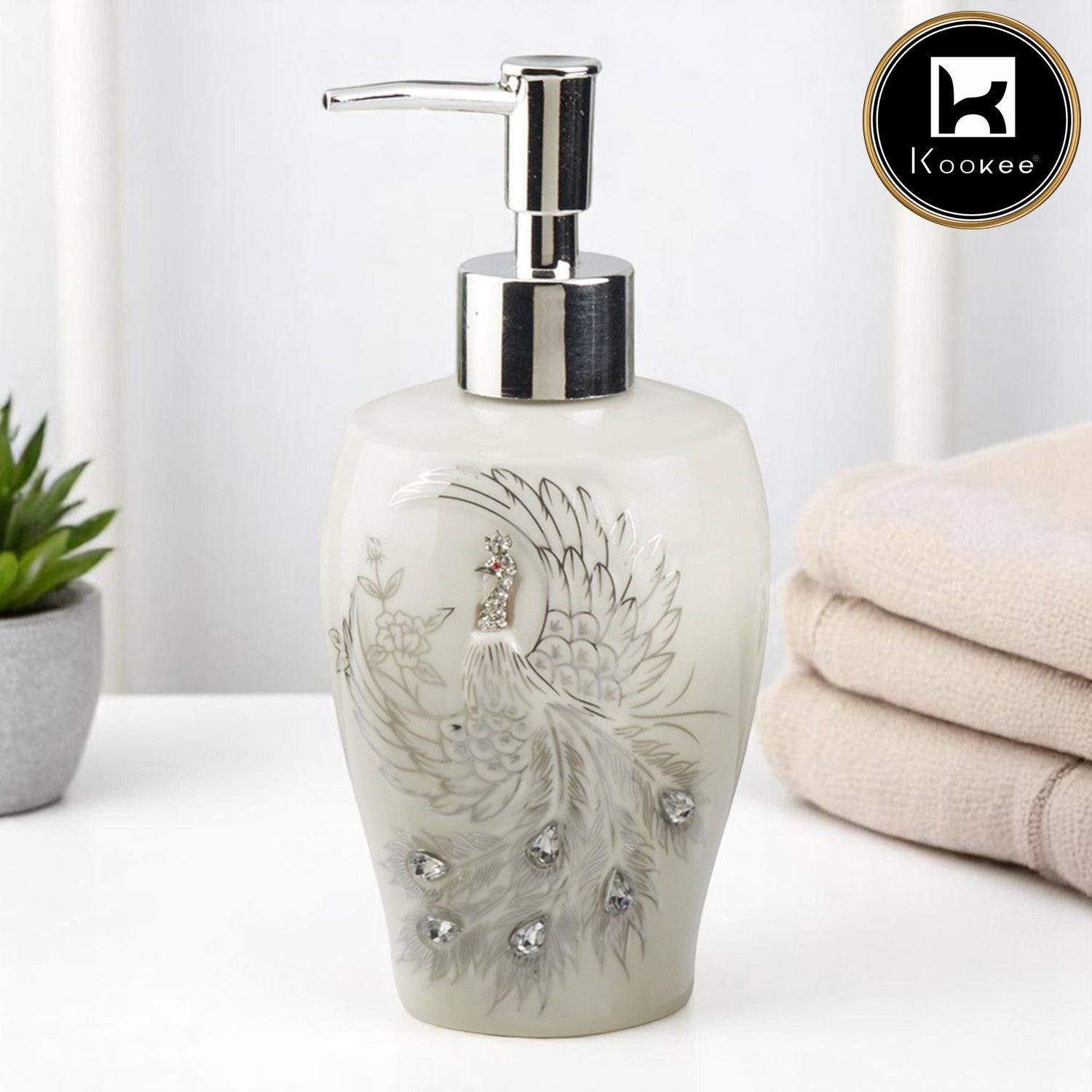 Kookee Ceramic Soap Dispensers, 1 piece (10095-SD)