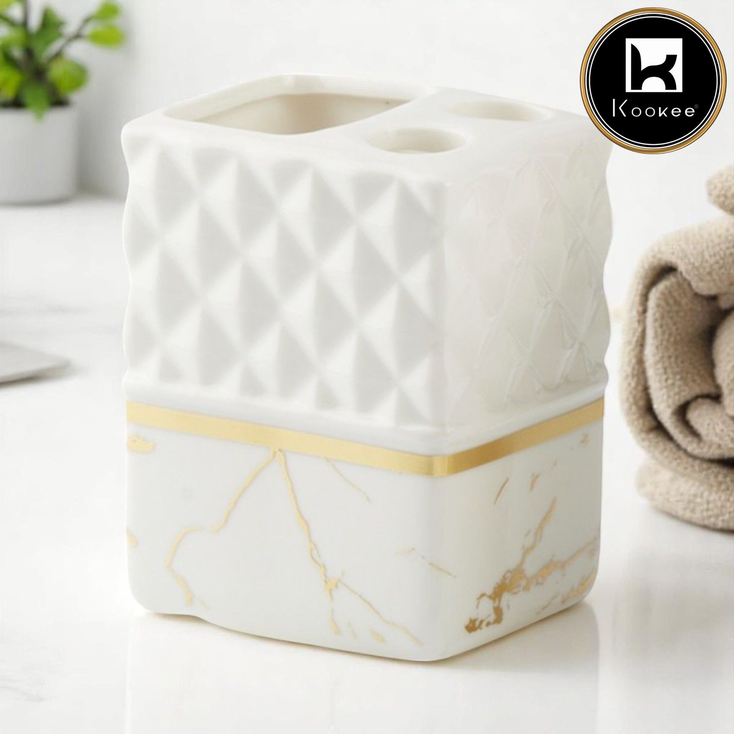 Ceramic Toothbrush Holders, 1 piece (10096-TH)