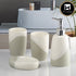 Ceramic Bathroom Set of 4 with Soap Dispenser (10101)