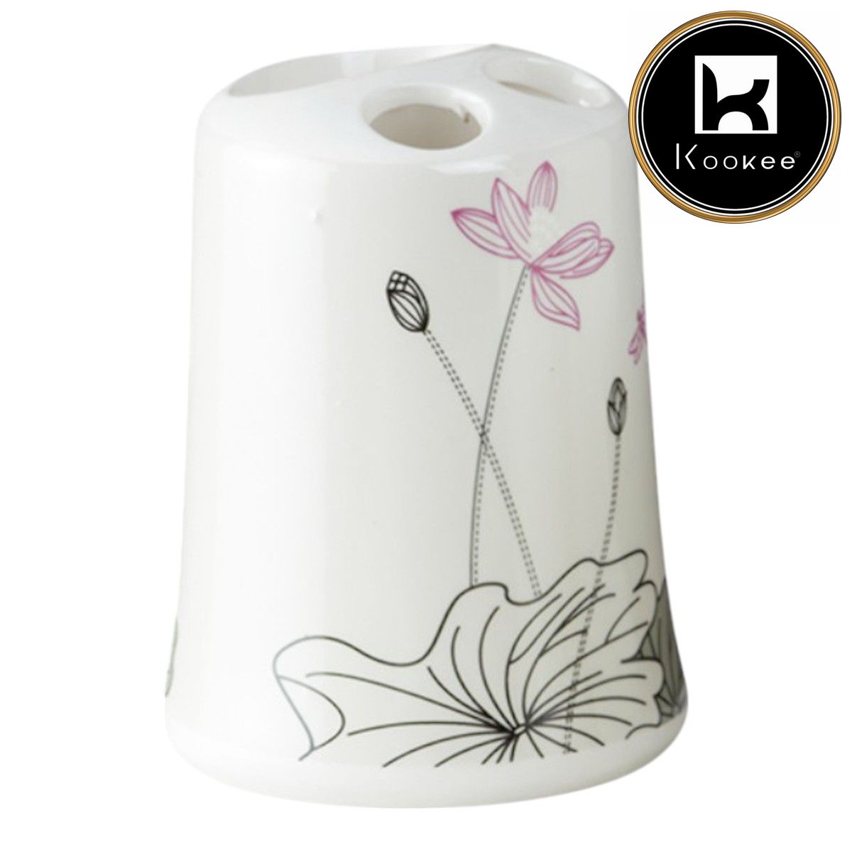 Ceramic Toothbrush Holders, 1 piece (V-CBS-040-2)