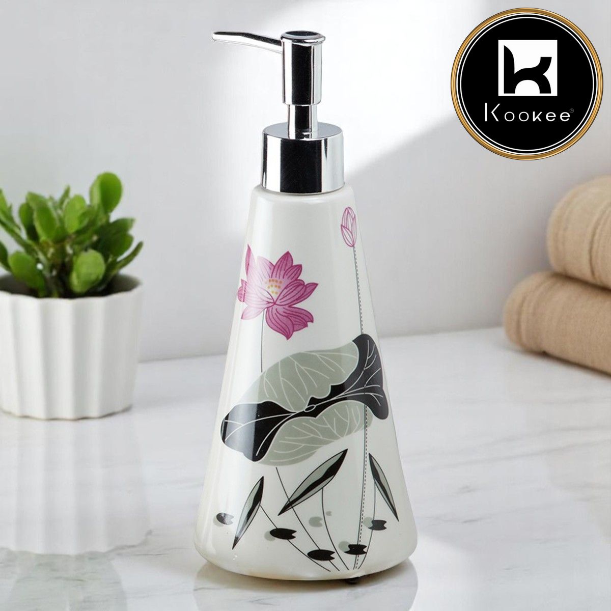 Kookee Ceramic Soap Dispensers, 1 piece (10116-SD)