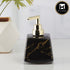 Ceramic Soap Dispenser for handwash for Bathroom, Black/Gold, (Set of 1) (10153)