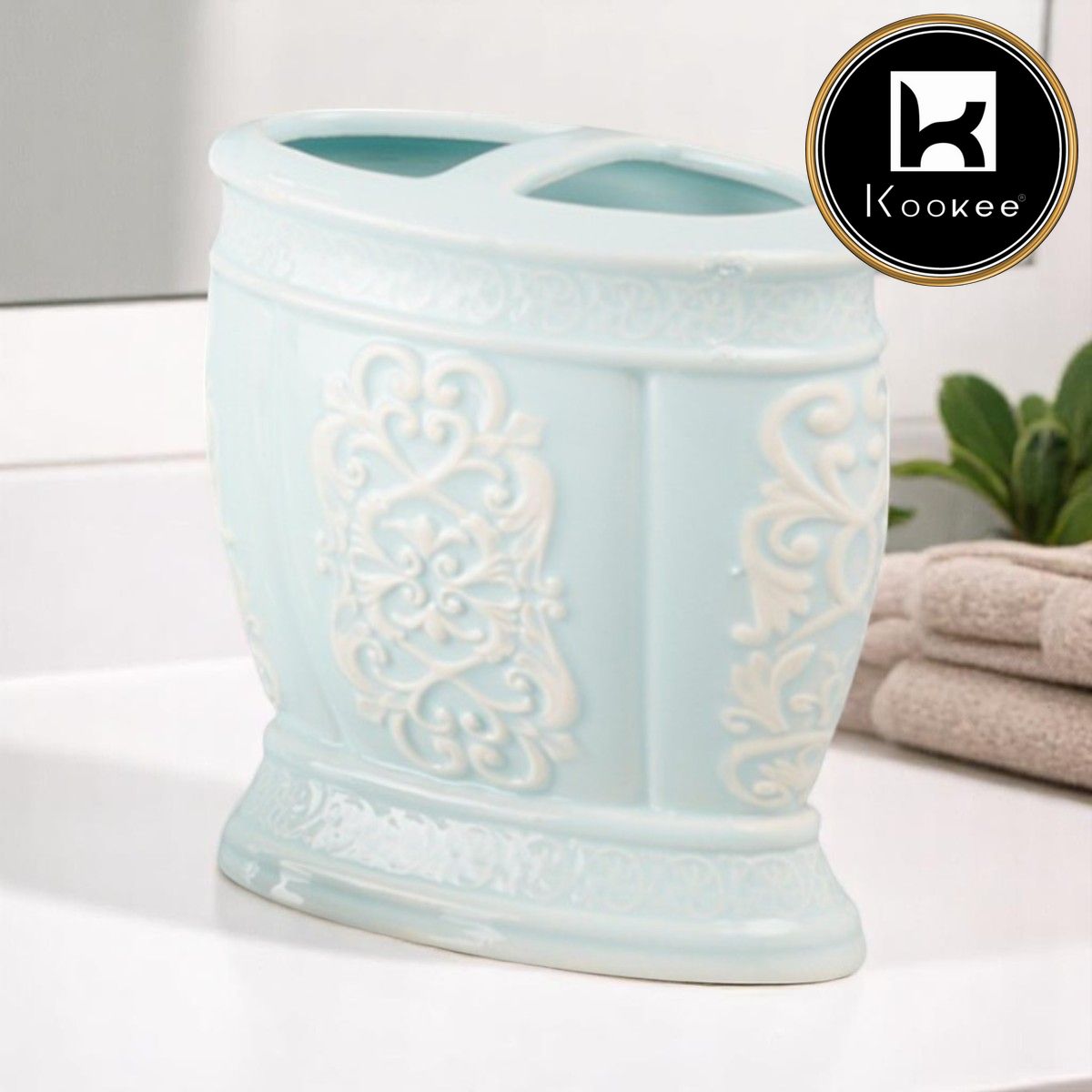 Ceramic Toothbrush Holders, 1 piece (10155-TH)