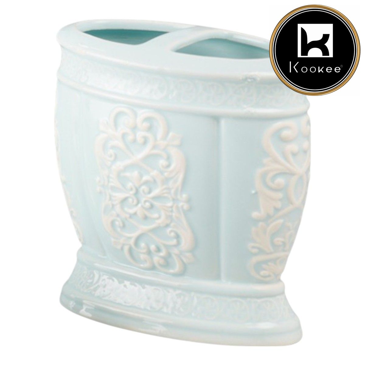 Ceramic Toothbrush Holders, 1 piece (V-CBS-082-2)