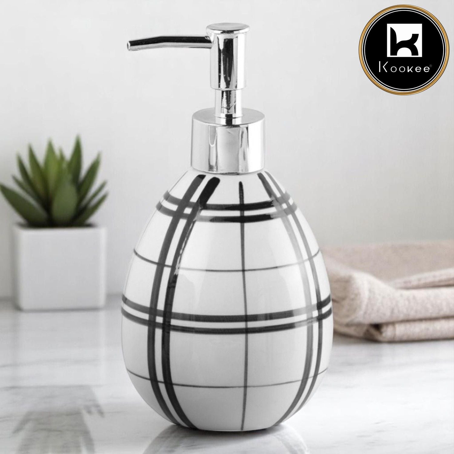 Kookee Ceramic Soap Dispensers, 1 piece (10156-SD)