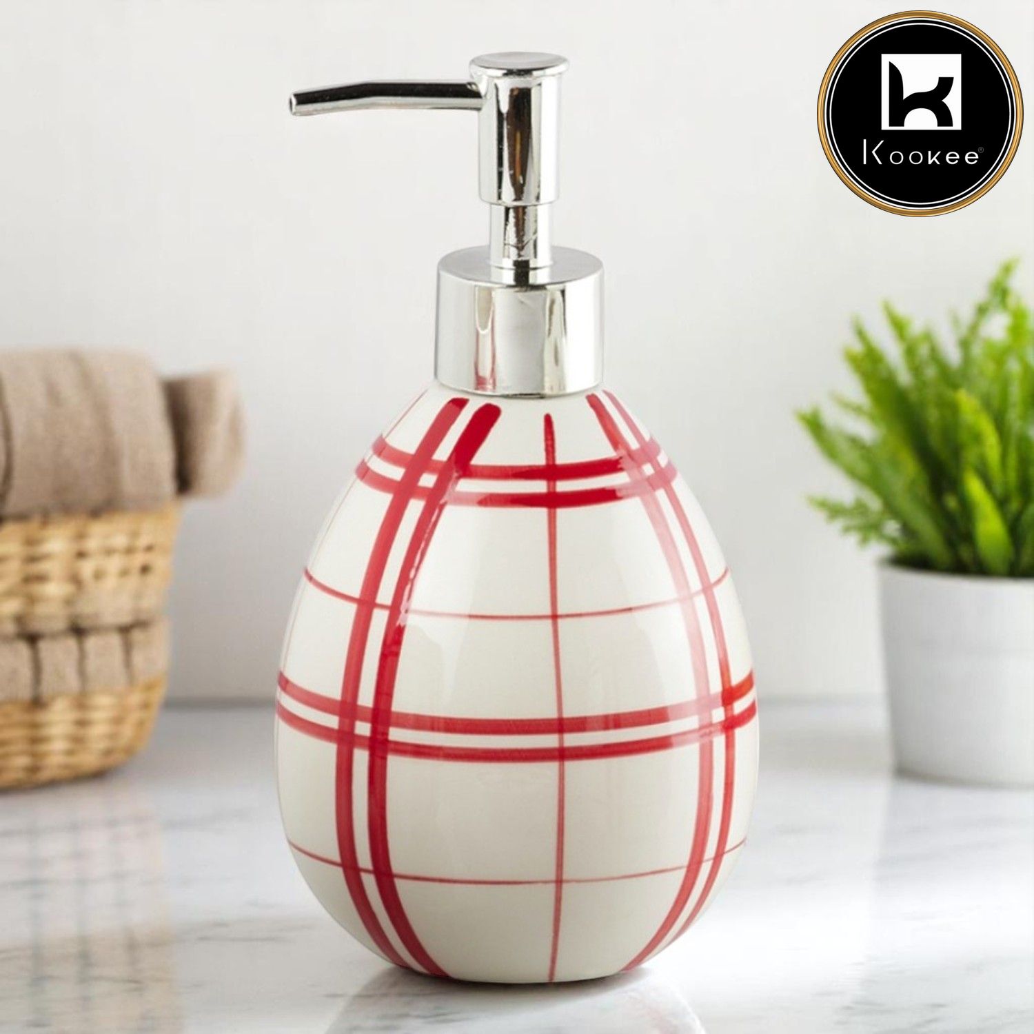 Kookee Ceramic Soap Dispensers, 1 piece (10157-SD)