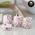 Ceramic Bathroom Accessories Set of 4 with Soap Dispenser (10170)