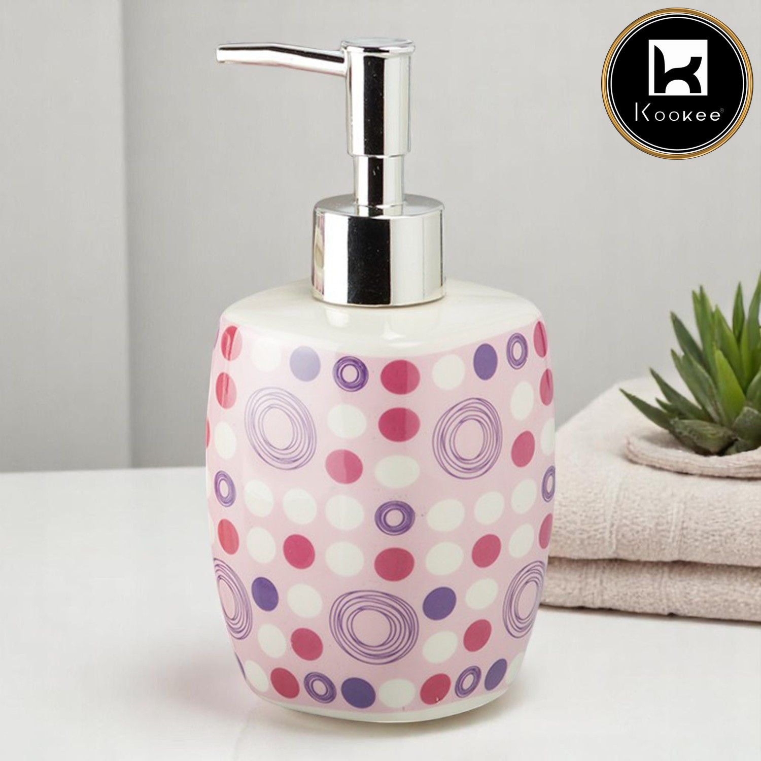 Kookee Ceramic Soap Dispensers, 1 piece (10170-SD)