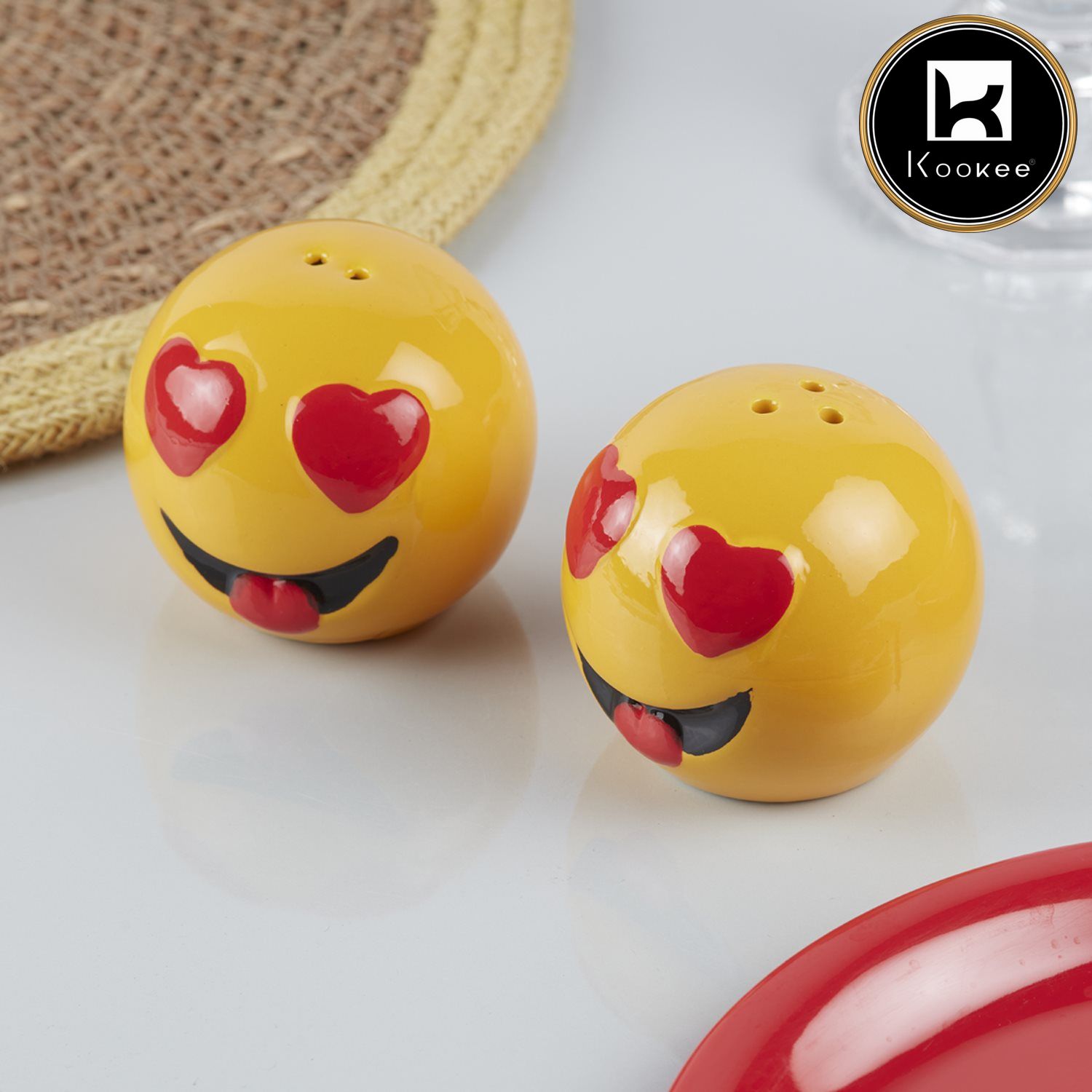 Kookee Salt and Pepper Sets, Yellow, ART10185