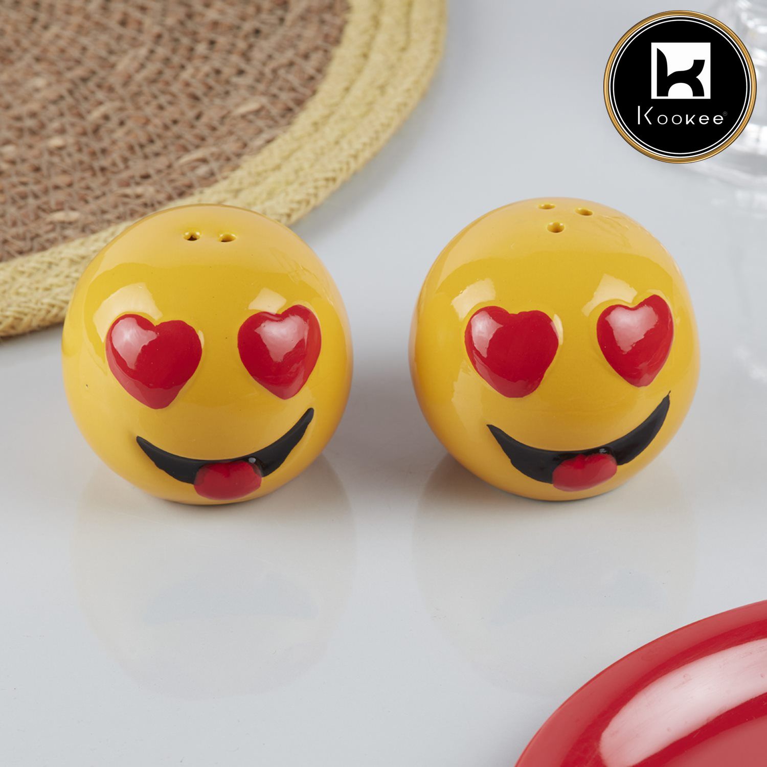Kookee Salt and Pepper Sets, Yellow, ART10185