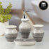 Ceramic Bathroom Set of 4 with Soap Dispenser (10187)