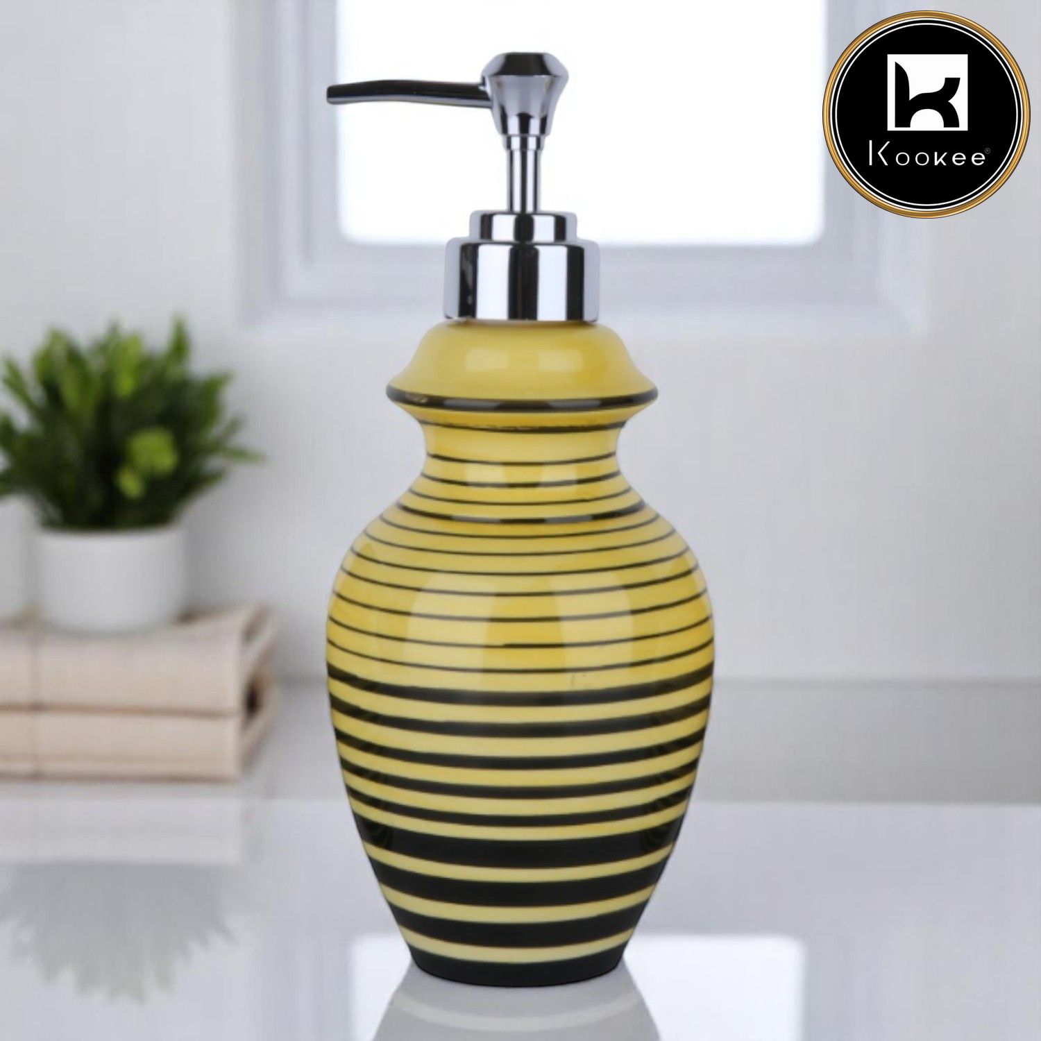 Kookee Ceramic Soap Dispensers, 1 piece (10188-SD)