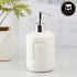 Ceramic Soap Dispenser for handwash for Bathroom, White, (Set of 1) (10194)