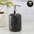 Ceramic Soap Dispenser for handwash for Bathroom, Black, (Set of 1) (10195)