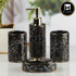 Ceramic Bathroom Set of 4 with Soap Dispenser (10199)