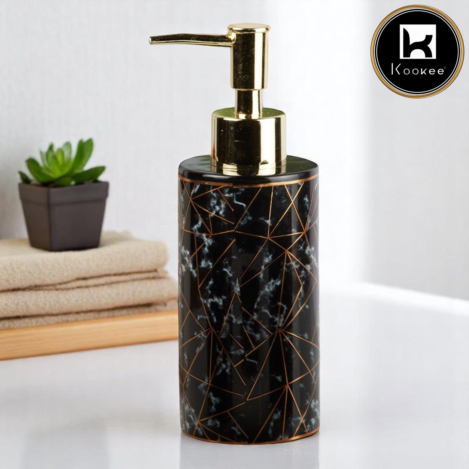 Kookee Ceramic Soap Dispensers, 1 piece (10199-SD)