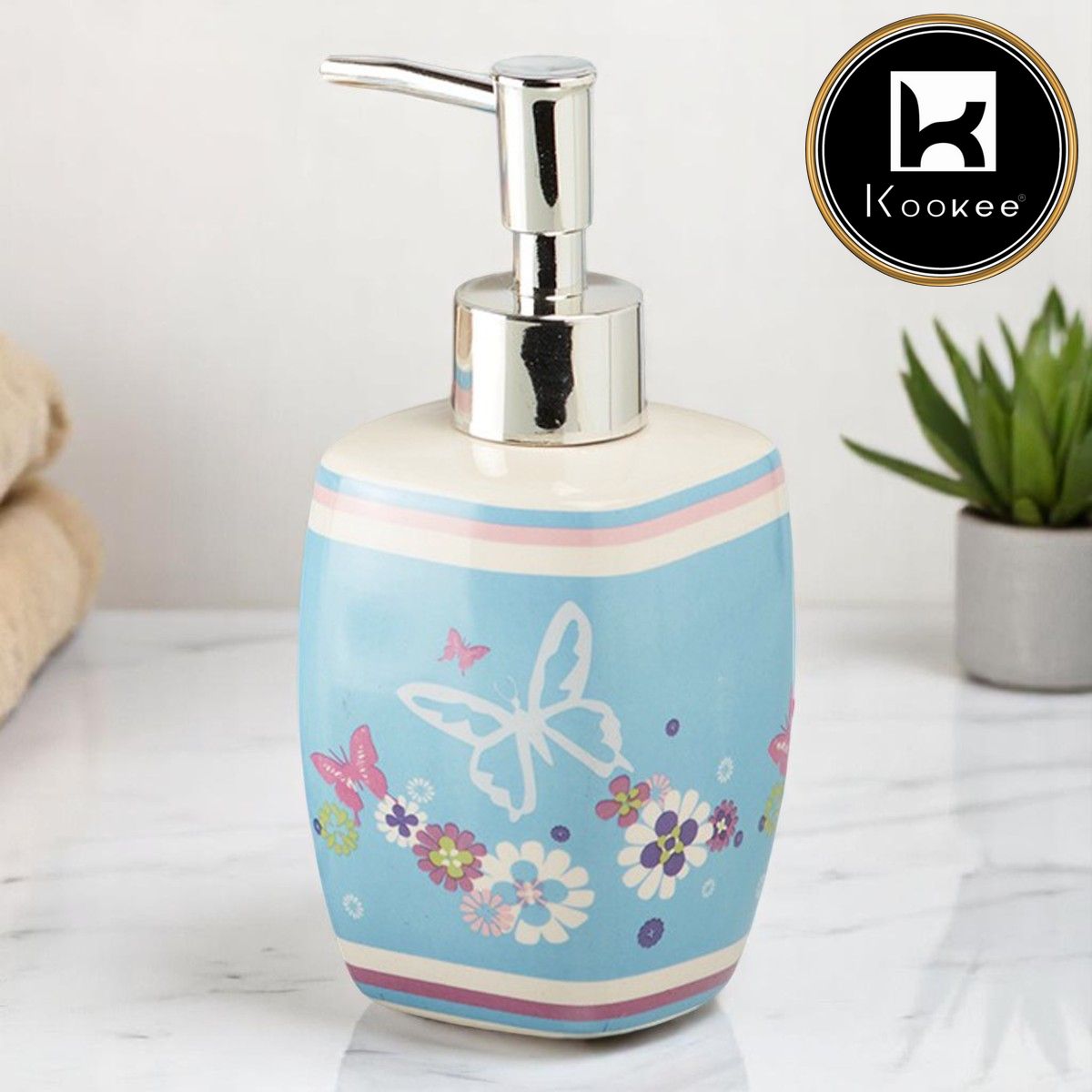 Kookee Ceramic Soap Dispensers, 1 piece (10215-SD)