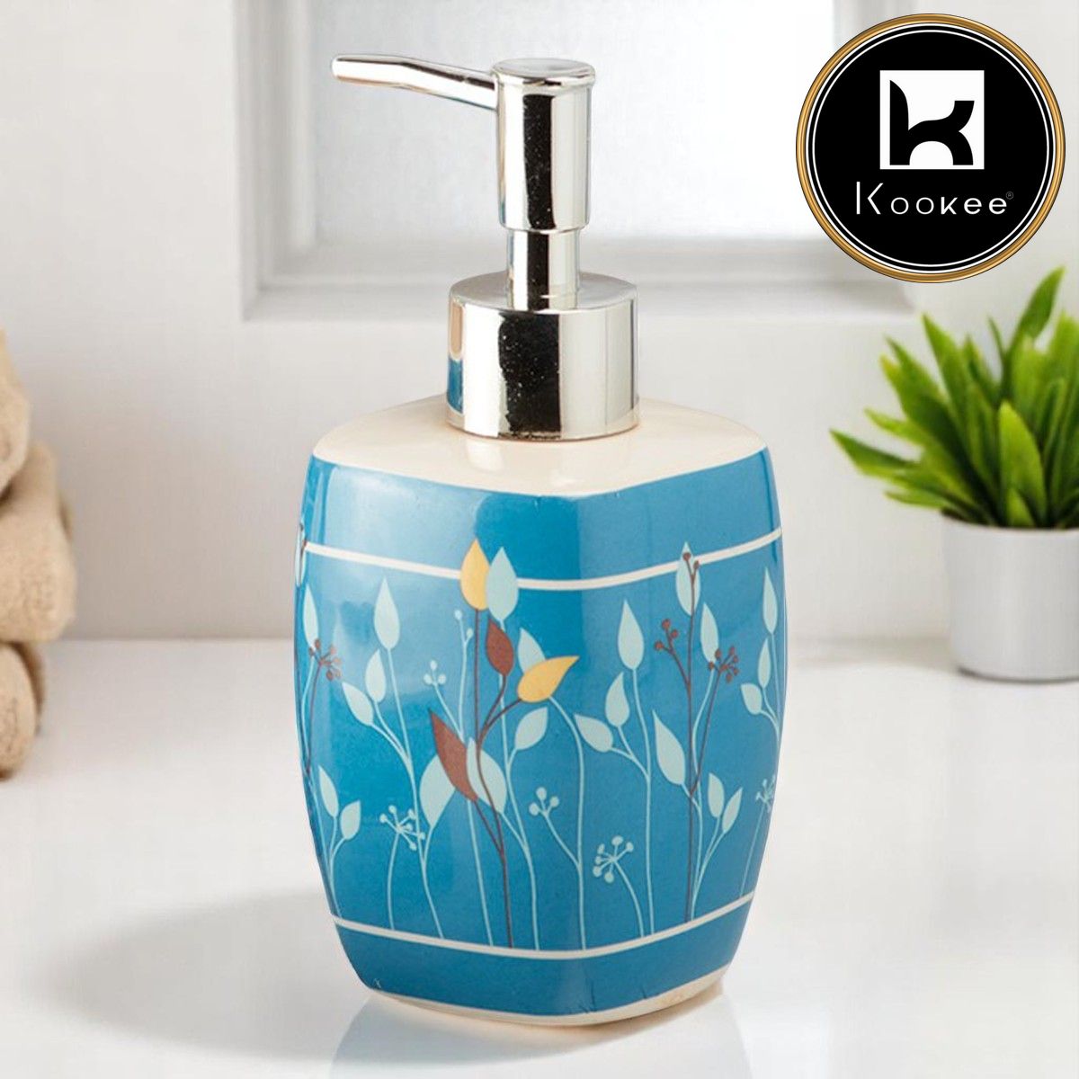 Kookee Ceramic Soap Dispensers, 1 piece (10216-SD)