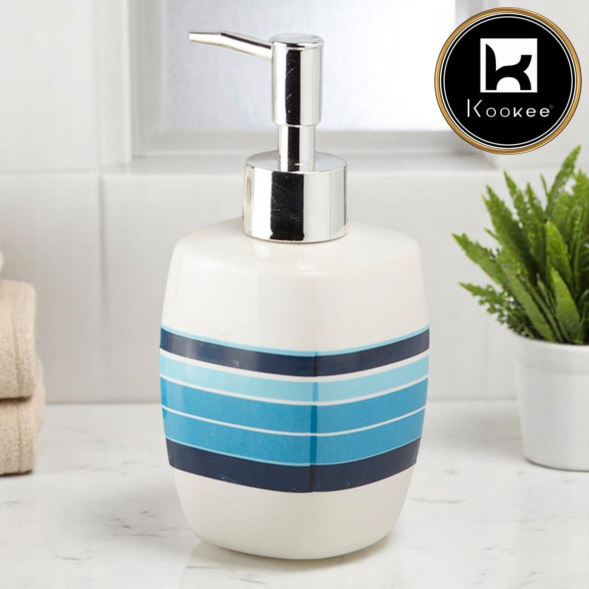 Kookee Ceramic Soap Dispensers, 1 piece (10217-SD)