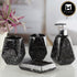 Ceramic Bathroom Set of 4 with Soap Dispenser (10227)