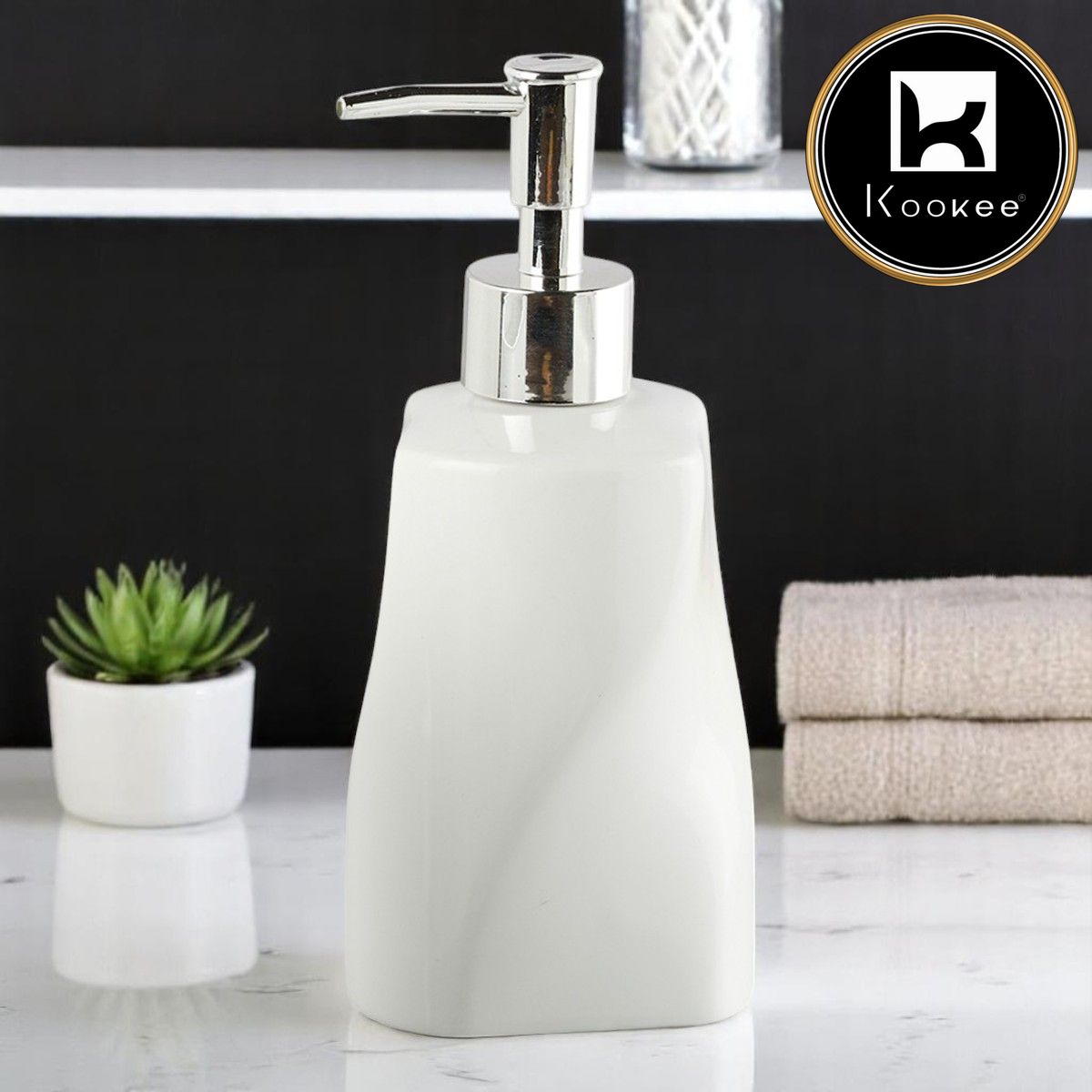 Kookee Ceramic Soap Dispensers, 1 piece (10236-SD)